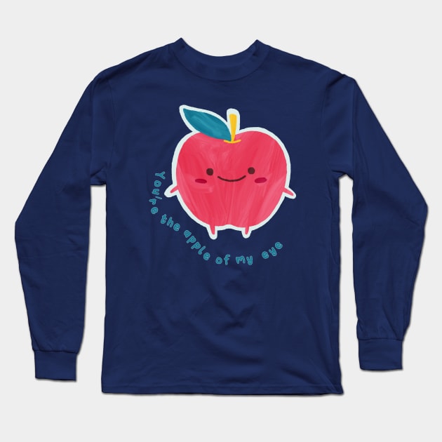 You're The Apple Of My Eye Long Sleeve T-Shirt by blueberrytheta